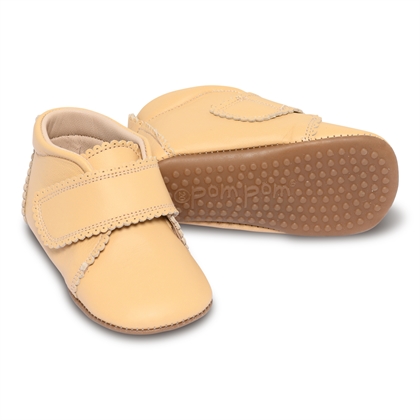 PomPom Hjemmesko Beginners - Dusty Yellow 